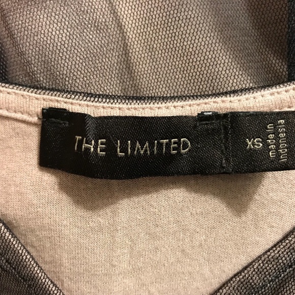 THE LIMITED Black Nude Babydoll Tank Top B… - Picture 6 of 6